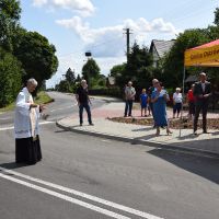 Otwarcie skrzyżowania drogi gminnej z drogą wojewódzką w  Kolechowicach Folwark
